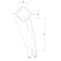 Rapid tillage systems supports for cultivator disc